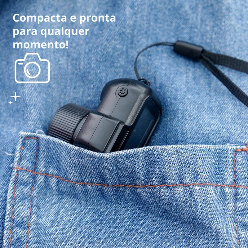 KeyCam™ – Imagem HD 1080p na palma da mão!