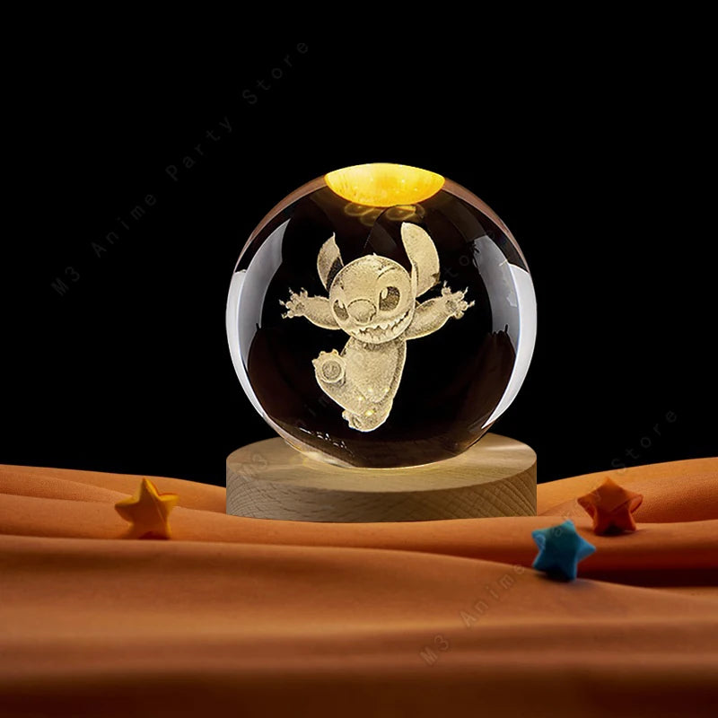CrystalStitch™ – A Bola de Cristal Iluminada do Stitch que Encanta Qualquer Ambiente!