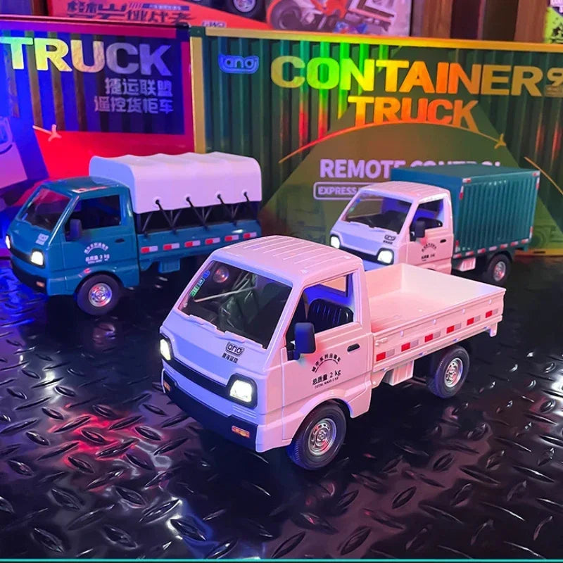 MiniTruck™ – Controle total, faróis LED e portas que abrem de verdade!