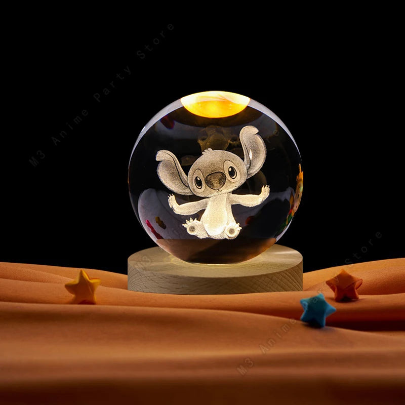 CrystalStitch™ – A Bola de Cristal Iluminada do Stitch que Encanta Qualquer Ambiente!
