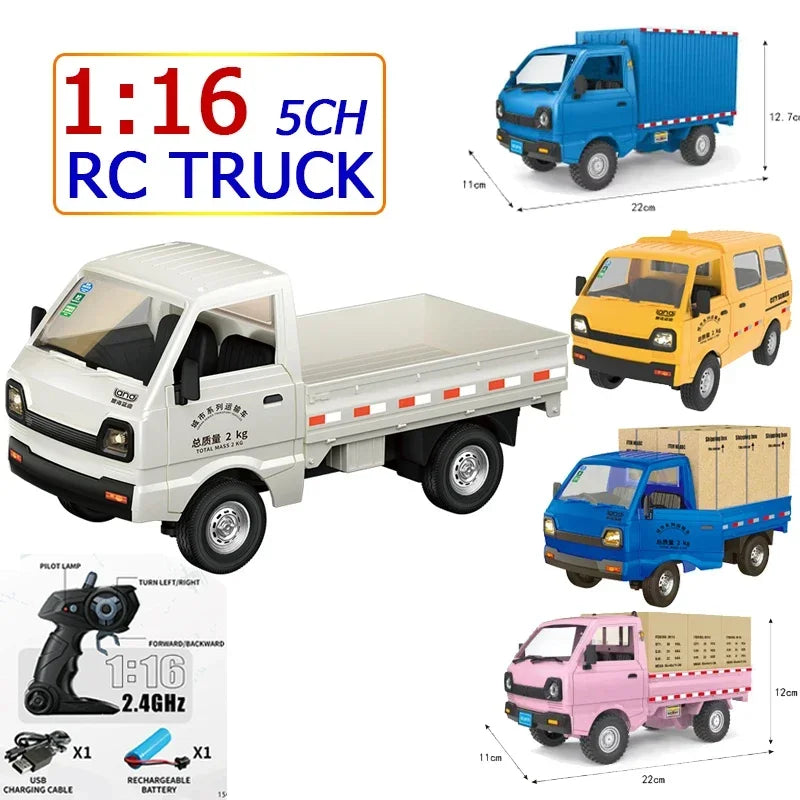 MiniTruck™ – Controle total, faróis LED e portas que abrem de verdade!