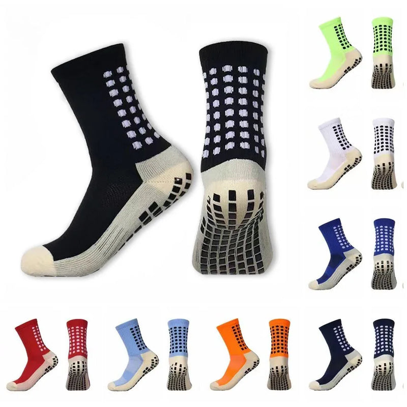 Brazil Anti-slip Football Socks Men's Socks Field Boots Football Anti Slip Cotton Men's Socks
