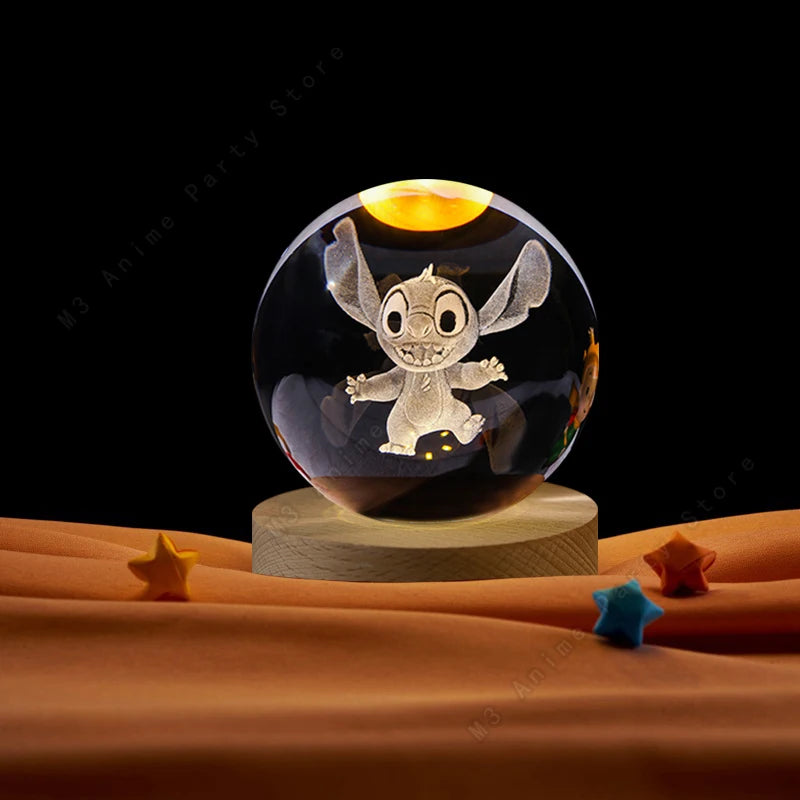 CrystalStitch™ – A Bola de Cristal Iluminada do Stitch que Encanta Qualquer Ambiente!