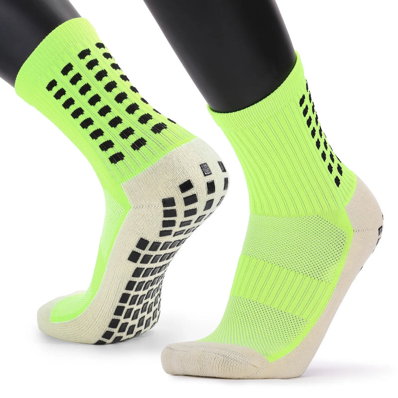 Brazil Anti-slip Football Socks Men's Socks Field Boots Football Anti Slip Cotton Men's Socks