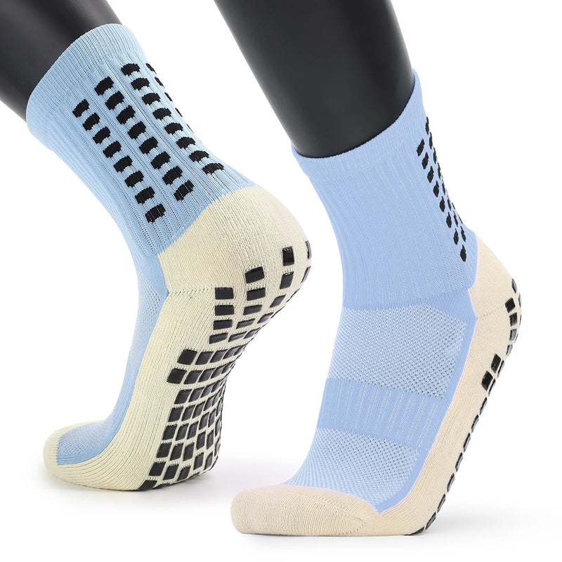 Brazil Anti-slip Football Socks Men's Socks Field Boots Football Anti Slip Cotton Men's Socks