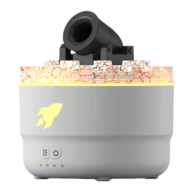 AromaBlast™ – Umidificador com Névoa Aromática e Luz Ambiente!