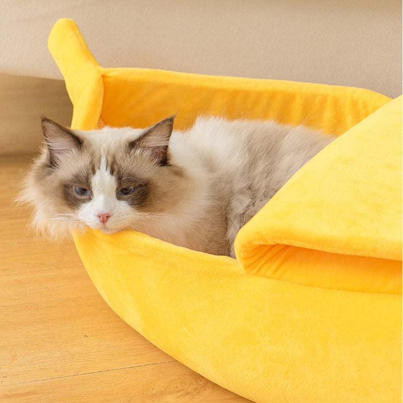 BananaPet™ - A Cama Divertida e Aconchegante para o Seu Pet!